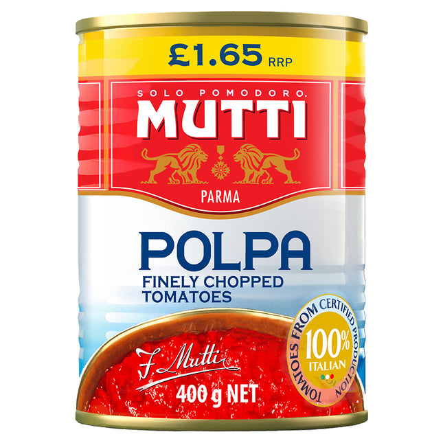 Mutti Finely Chopped Tomatoes PMP 400g