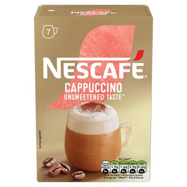 Nescafe 7 Sachets Cappuccino Unsweetened