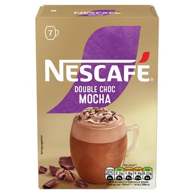 Nescafe 7 Sachets Gold Mocha Dbl Choc 146.3g