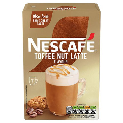 Nescafe 7 Sachets Latte Toffee Nut