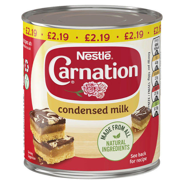 Nestle Carnation Condensed Milk 397g PMP £2.19