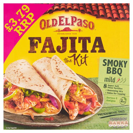 Old El Paso BBQ Fajita Kit 500g