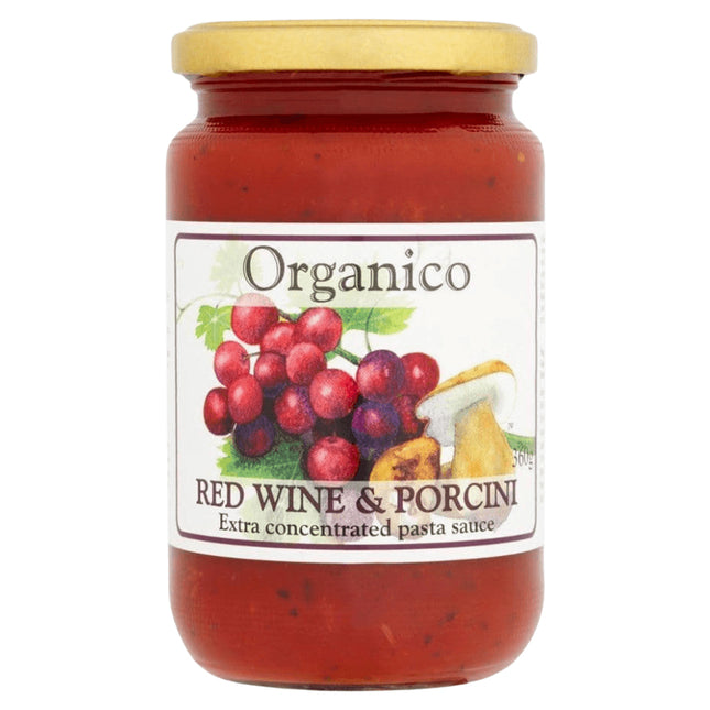 Organico Red Wine & Porcini Pasta Sauce 360g