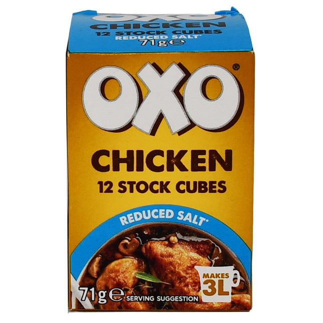 Oxo Chicken Reduced Salt Stock Cubes x12 71g