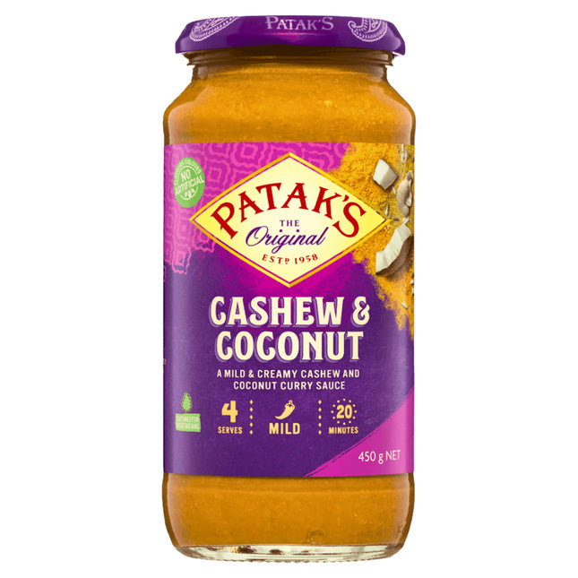 Patak's Cashew & Coconut Curry Sauce 425g