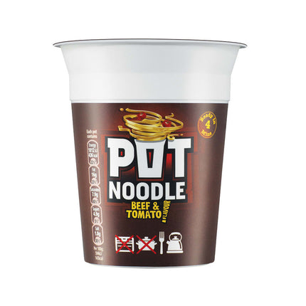 Pot Noodle Beef & Tomato 90g PMP £1.29