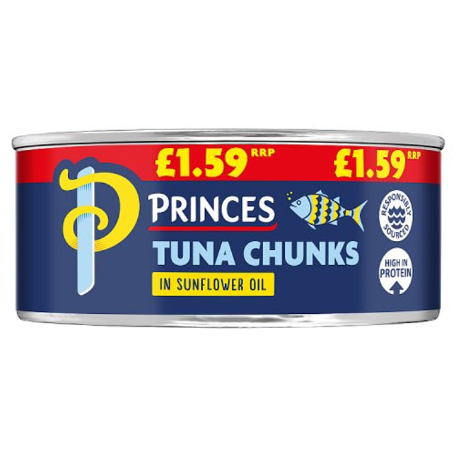 Princes Tuna Chunks Sunflower Oil 145g