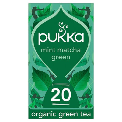 Pukka Organic Mint Matcha Green Tea 20 Tea Sachets 30g