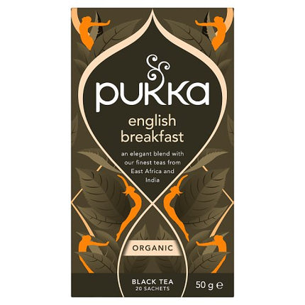 Pukka Organic English Breakfast  20 Tea Sachets 50g