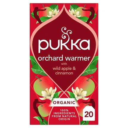 Pukka Organic Wild Apple Cinnamon 20 Tea Sachets 36g
