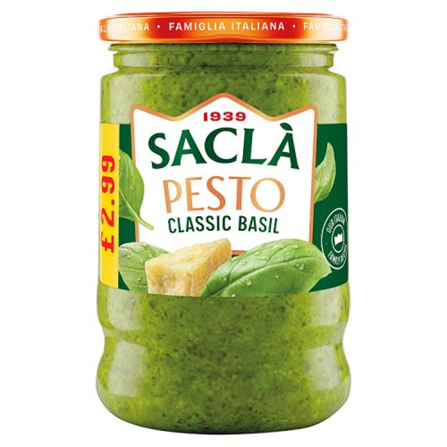 Sacla Classic Basil Pesto 190g