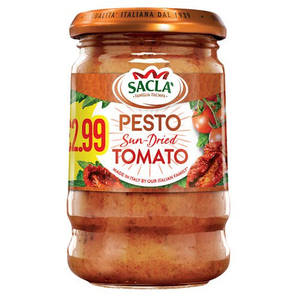 Sacla Sun-Dried Tomato Pesto 190g £2.99