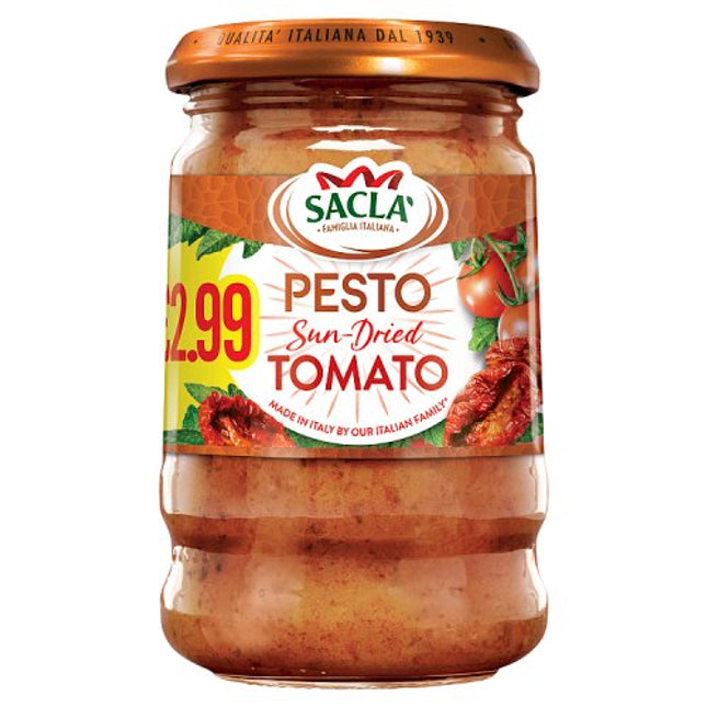 Sacla Sun-Dried Tomato Pesto 190g £2.99