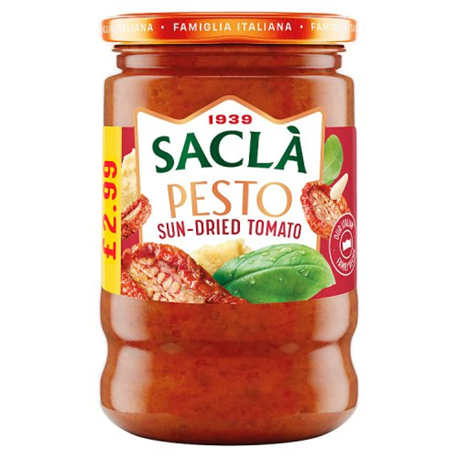 Sacla Sun-Dried Tomato Pesto 190g £2.99