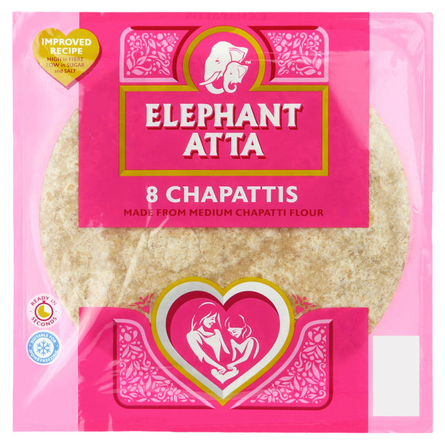 Santa Maria  8 x 8in Elephant Atta Chapattis  360g
