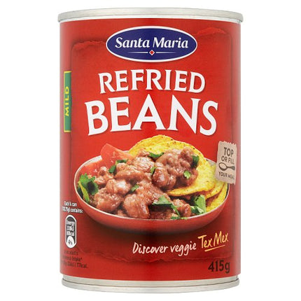 Santa Maria Tex Mex Refried Beans 415g