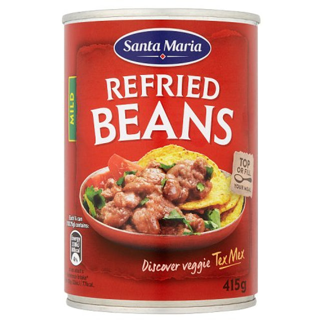 Santa Maria Tex Mex Refried Beans 415g
