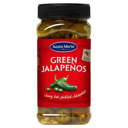 Santa Maria Sliced Green Jalapenos 500g