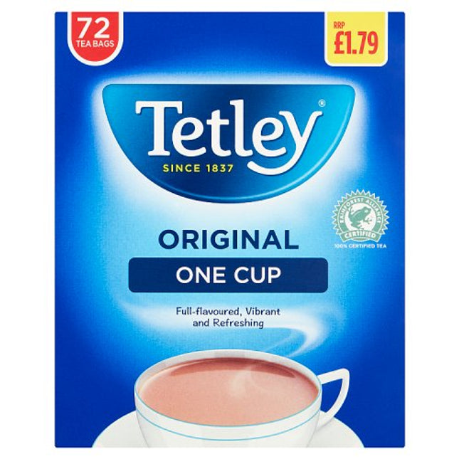 Tetley Original One Cup Tea Bags x72 144g