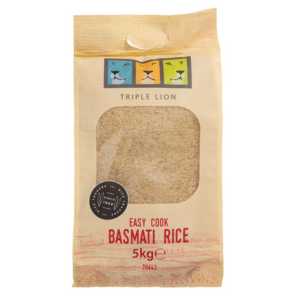 Triple Lion Easy Cook Basmati Rice 5kg