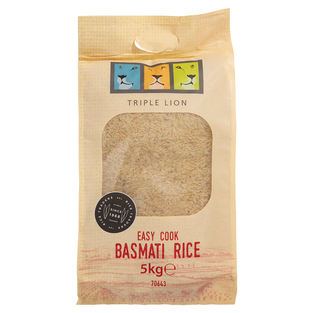 Triple Lion Easy Cook Basmati Rice 5kg