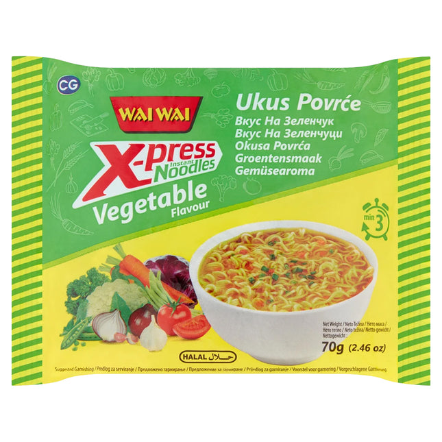 Wai Wai Xpress Instant Veg Noodles 70g