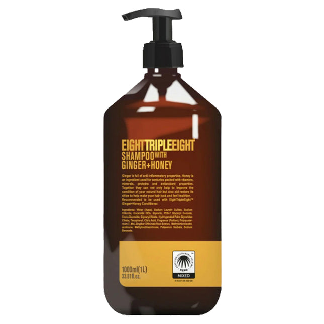Eight Triple Eight Ginger & Honey Shampoo 1L