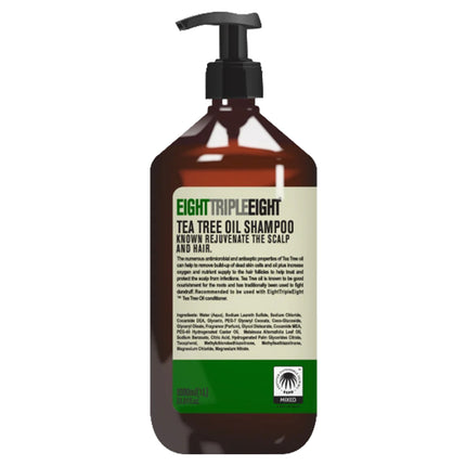 Eight Triple Eight Tea Tree Oil Shampoo 1L bottle