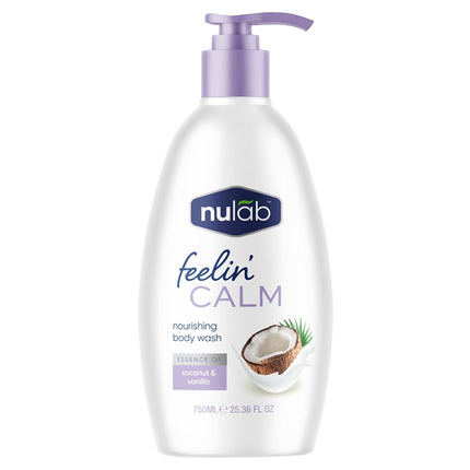 Nulab Coconut Vanilla Body Wash 750ml bottle