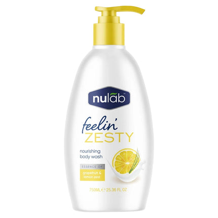 Nulab Grapefruit & Lemon Body Wash 750ml