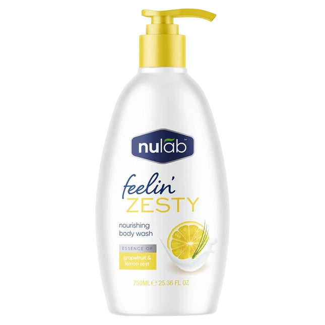 Nulab Grapefruit Lemon Body Wash 750ml bottle