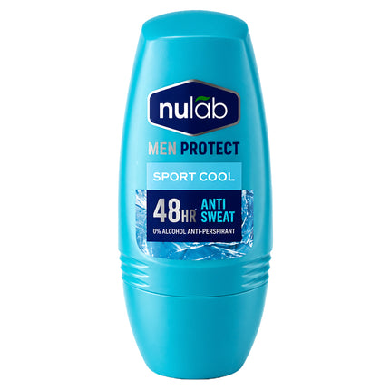 Nulab Mens Sport Cool Antiperspirant Roll On 50ml