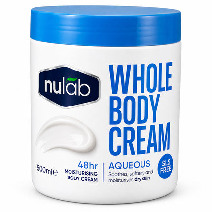 Nulab Whole Body Cream-Aqueous SLS Free 500ml