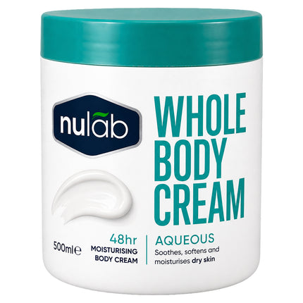 Nulab Whole Body Cream Aqueous 500ml bottle