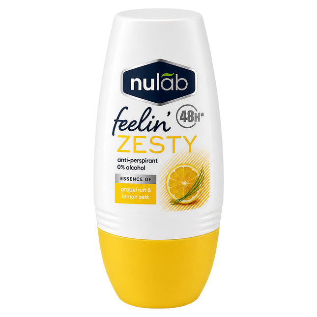 Nulab Womens Zesty Antiperspirant Roll On 50ml