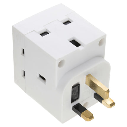 13Amp 3 Way Mains Adaptor