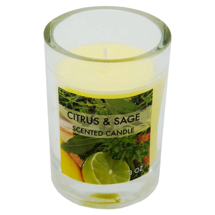 Citrus & Sage Scented 3oz Jar Candle