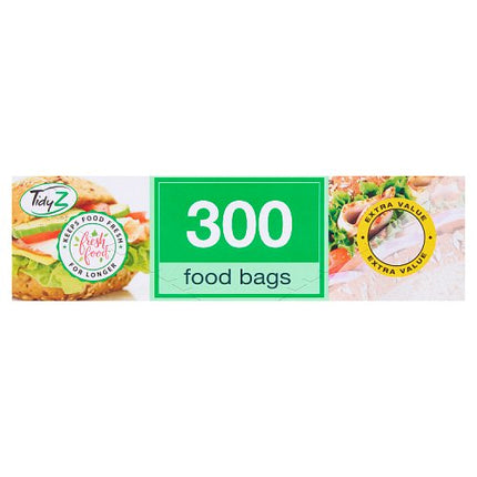 300 Value Food Storage Bags 17 x 19cm