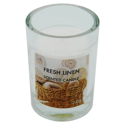 Fresh Linen Scented 3oz Jar Candle
