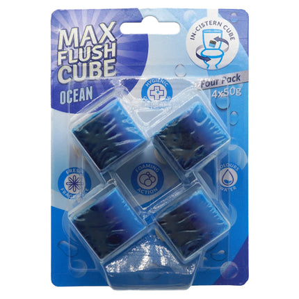 Max Flush Cube Ocean 4 x 50g pack