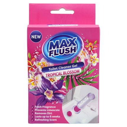 Max Flush Toilet Gel 45ml Tropical Blossom