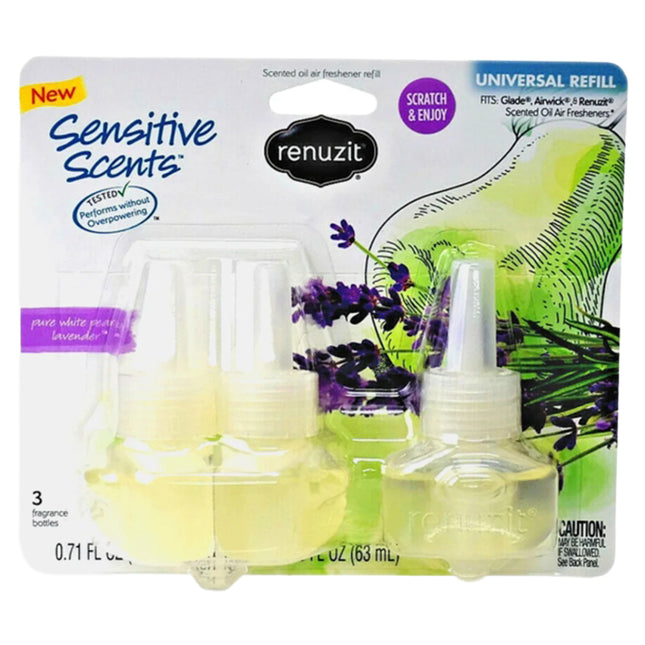 Renizit Pure White Pear Lavender Air Freshener Refill 3 x 21ml pack