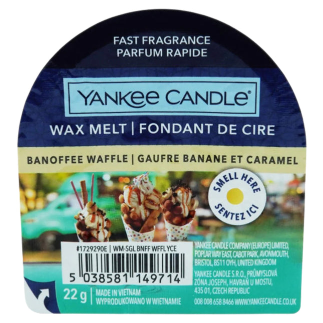 Yankee Candle 22g Banoffe Waffle Wax Melt