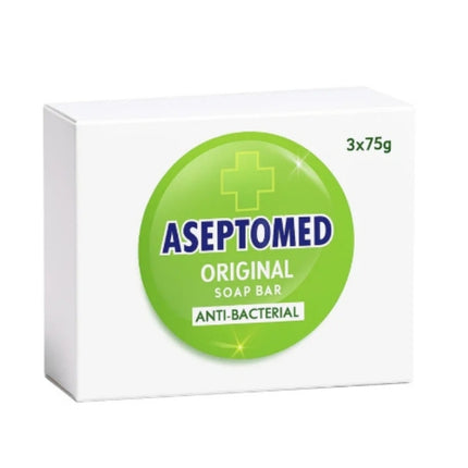Aseptomed Anti-Bacterial Soap Bars 3 x 75g