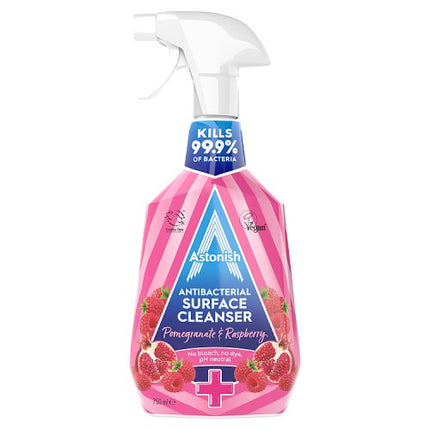 Astonish Anti-Bacterial Pomegranate Surface Cleanser Spray 750ml