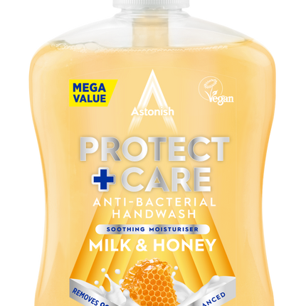 Astonish Anti-Bacterial Milk & Honey Handwash 600ml