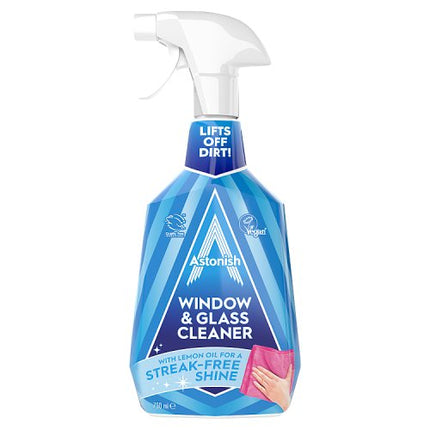 Astonish Eucalytptus & Lemon Window & Glass Cleaner Spray 750ml