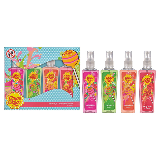 Chupa Chups Fruity Body Mist Collection 4 x 100ml
