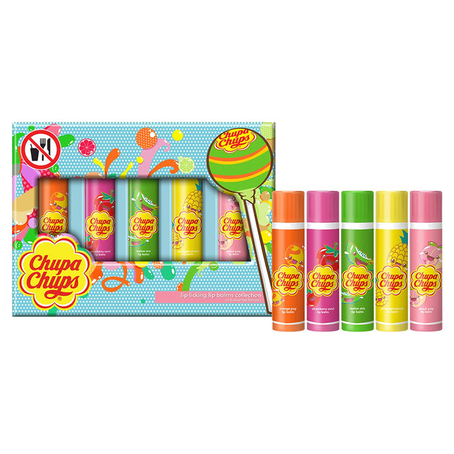 Chupa Chups Lip Balms Collection 5Pk Assorted
