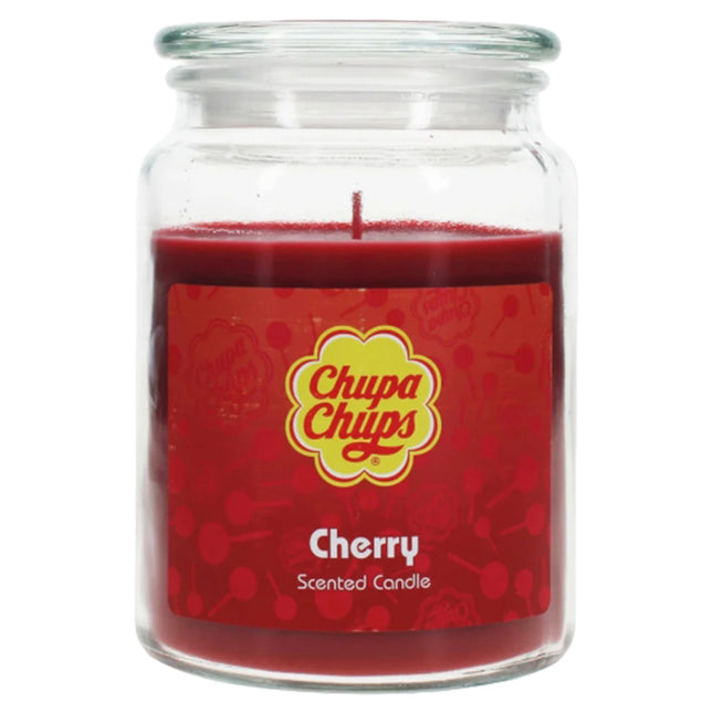 Chupa Chups Scented Candle Jar Cherry 18oz